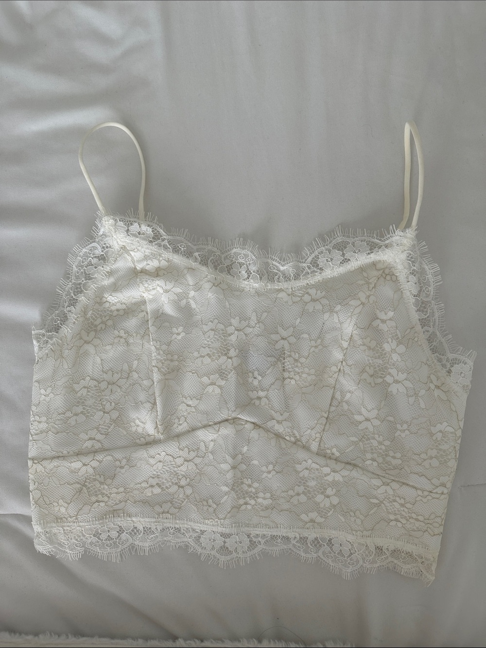BKE Cream Lace Camisole